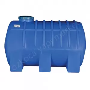 Akro 1000 Litre Yatay Mavi Su Deposu resim1