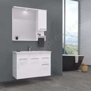 Orka Perge Banyo Dolabı 85 Cm resim1