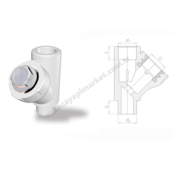 Fırattherm Pprc Y Filtre 25 mm 3/4