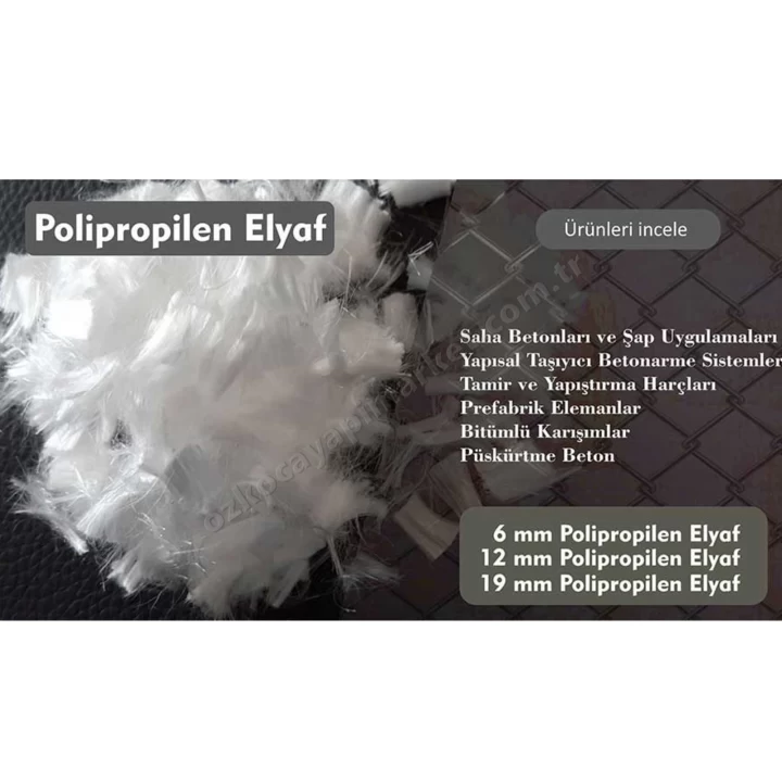 Fiber Polipropilen Elyaf 1 Kg