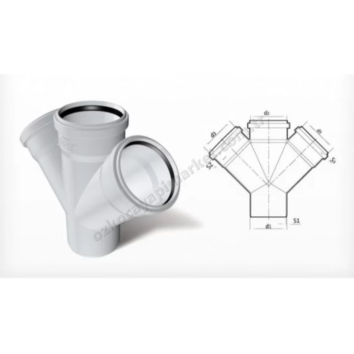 Fırat Pvc 100X50 Çift Çatal