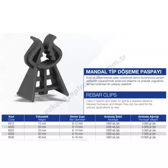 Mandal Tip Döşeme Paspayı resim 1