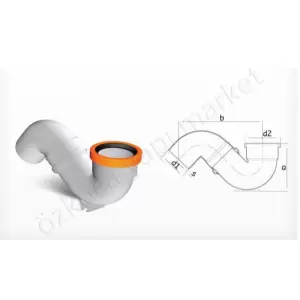 Fırat Pvc 75/45 Es Sifon resim1