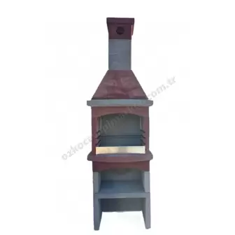 Mangal Barbekü Pebble Model resim 1