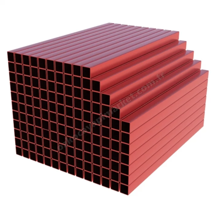 40X40 mm Boyalı Kutu Profil - 2.5 mm