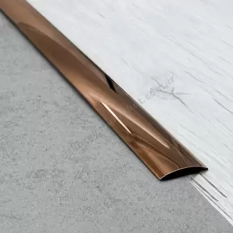 Parke Eşik Balık Sırtı Profili Bronz Parlak 4 cm resim 2