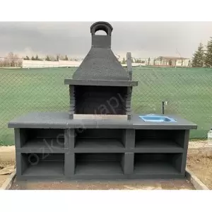 Beton Barbekü 80 Lik Granada Model resim1