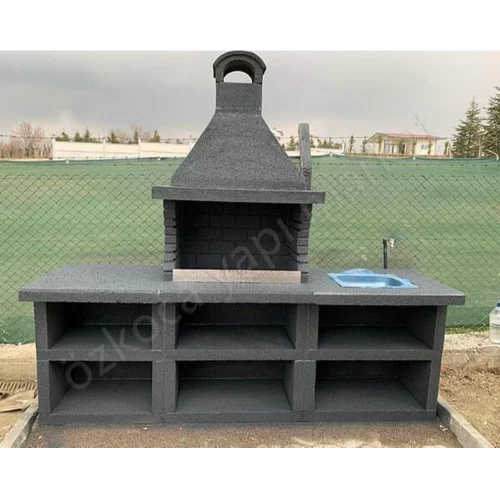 Beton Barbekü 80 Lik Granada Model