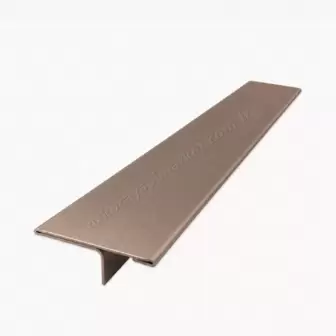 Parke Eşik T Profili 3 cm Mat Satine Bronz resim 3