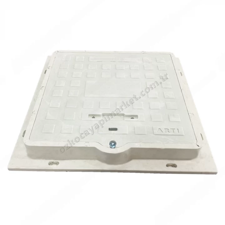 Kompozit Kapak B125 Tip Kare Beyaz