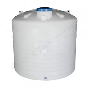 Akro 8000 Litre Dikey Beyaz Su Deposu resim1