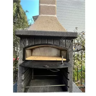 Mangal Barbekü 70 Lik Fırınlı Oskar Model resim 2