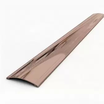 Parke Eşik Balık Sırtı Profili Bronz Parlak 4 cm resim 1