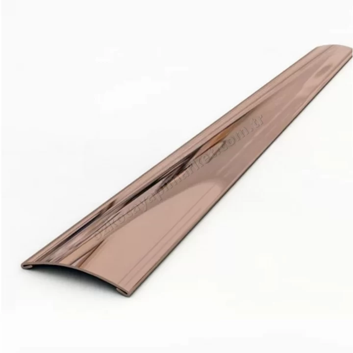 Parke Eşik Balık Sırtı Profili Bronz Parlak 4 cm