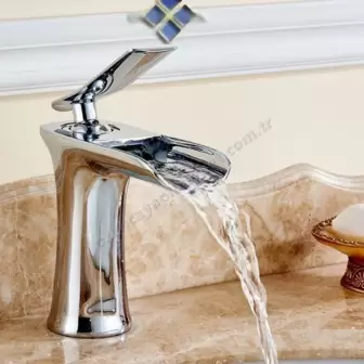 Ck Osella Şelale Lavabo Bataryası Krom resim 2