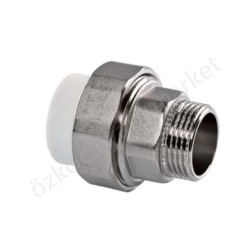 Fırattherm Dış Dişli Oynar Başlıklı Rakor 20Mm 1/2