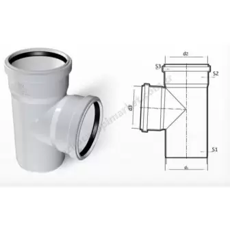 Fırat Pvc 70X50 Te Çatal resim 1