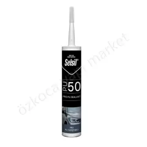 Selsil Pu50 Genel Amaçlı Mastik 280 Ml Siyah resim1