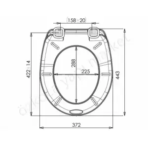 Akdeniz Proplast Klozet Kapağı Kutulu resim2