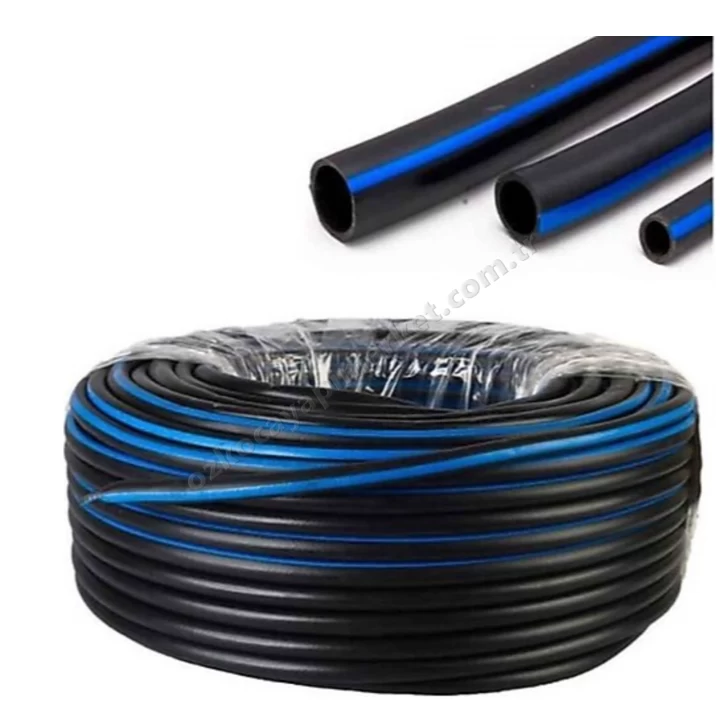 1/2 Termo Line Su Hortumu Siyah 100 Metre