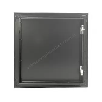 Müdahale Kapağı Alüminyum Antrasit Gri 50X50 resim 3