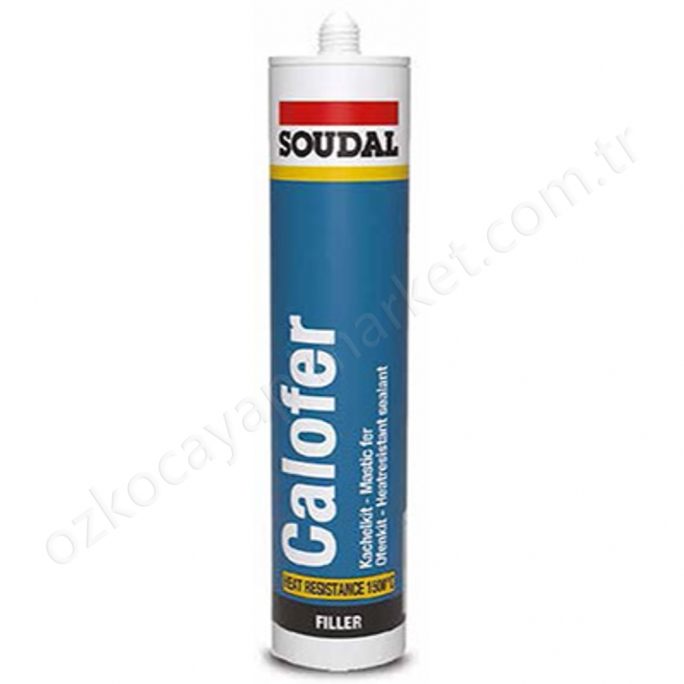 Soudal Calofer Alev Mastiği Siyah 300 Ml