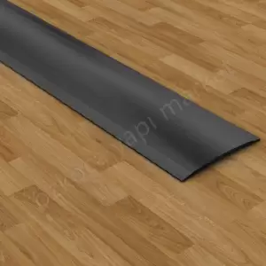 Parke Eşik Balık Sırtı Profili 38 Mm Siyah 270 Boy resim1