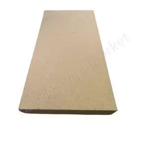 Pizza Taşı Ateş Tuğlası 25X50X3 Cm resim1