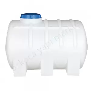 Akro 1000 Litre Yatay Beyaz Su Deposu resim1