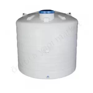 Akro 1000 Litre Dikey Beyaz Su Deposu resim1