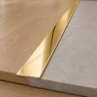 Kapı Eşik T Profili 4 cm Altın 90 cm resim 1