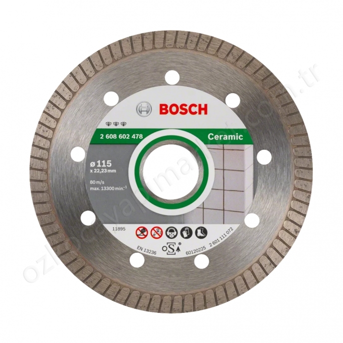 Bosch Best For Ceramic Turbo Elmas Kesici 115 Mm