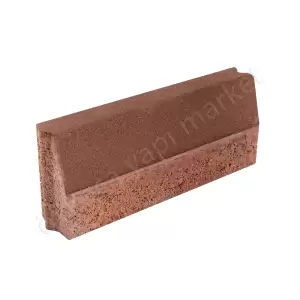 Beton Bordür Taşı 50X20X10 Cm Kırmızı resim1