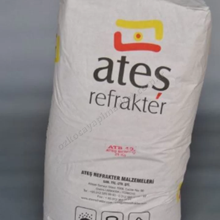 Ateş Betonu 40 Alümina - 25 Kg