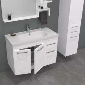 Orka Perge Banyo Dolabı 85 Cm resim2
