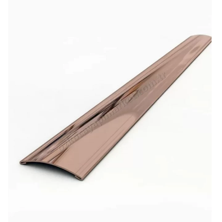 Balık Sırtı Kapı Eşik Profili 38 mm Parlak Bronz