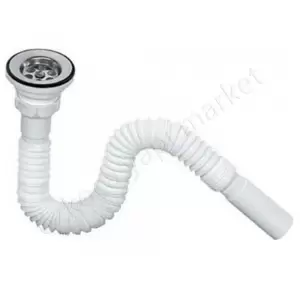 Irmak Kısa Körüklü Lavabo Sifonu Q32 resim1