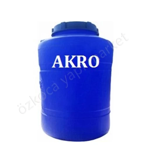 Akro 200 Litre Dikey Mavi Su Deposu