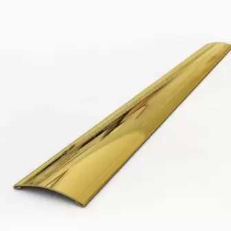 Parke Ve Seramik Geçiş Profili Gold 244 cm resim 1