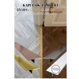 Geçiş T Profili 1-5 cm Den 10 cm Ye Kadar Özel resim 1
