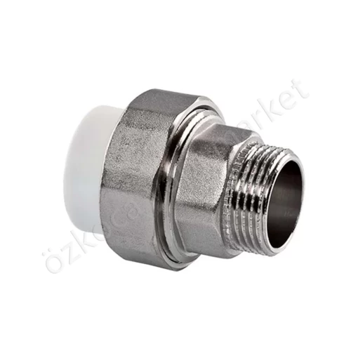 Fırattherm Dış Dişli Oynar Başlıklı Rakor 25Mm 3/4