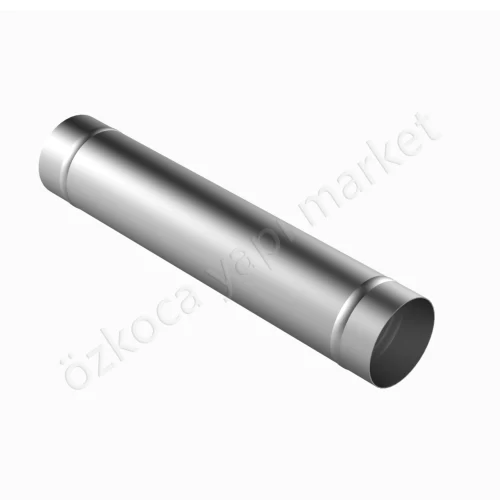 Barbekü Bacası Galvaniz Boru 100 Cm - 20 Cm Çap