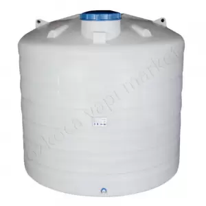 Akro 3000 Litre Dikey Beyaz Su Deposu resim1