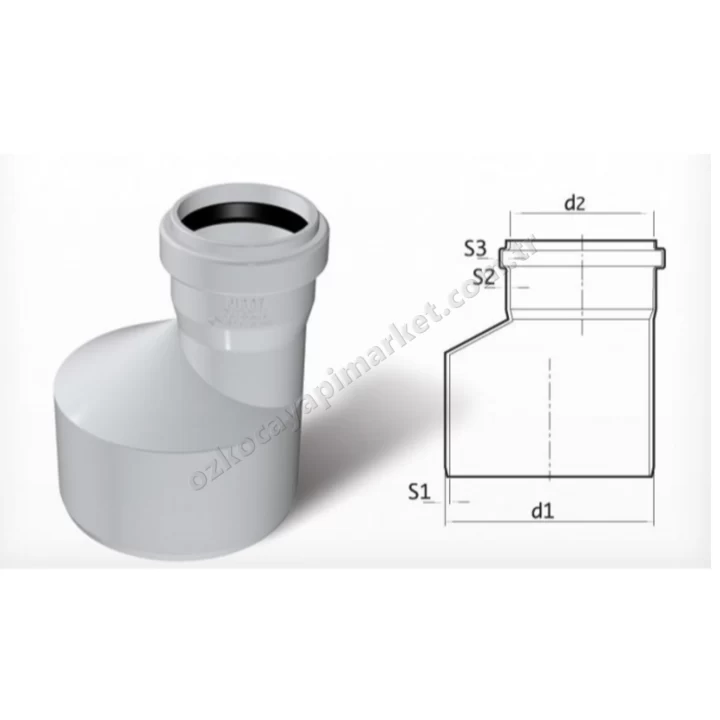 Fırat Pvc 100X70 Redüksiyon