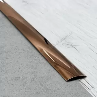 Parke Eşik Geçiş Profili Bronz Parlak 150 cm resim 2