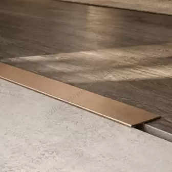 Parke Eşik T Profili 3 cm Mat Satine Bronz resim 2