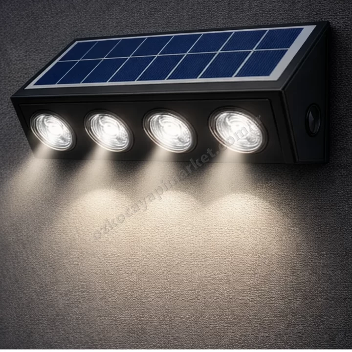 Cata Ct-8010 Güneş Enerjili Led Aplik - Gün Işığı