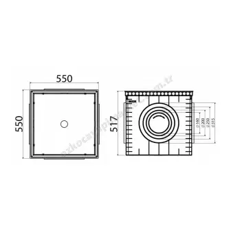 Lux Wares Rögar Menhol Kutu 55X55 resim 2
