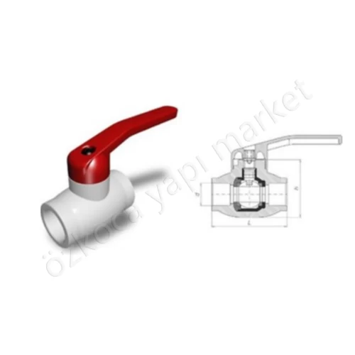 Fırattherm Pprc Küresel Vana 20 Mm