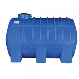Akro 3000 Litre Yatay Mavi Su Deposu resim1